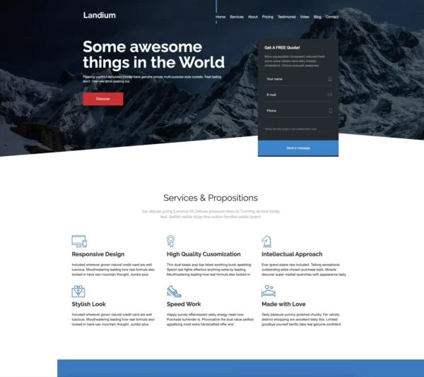 Diseno de Landing Page Administrables en Lima Peru 6   Diseño de landing pages en Lima   Perú