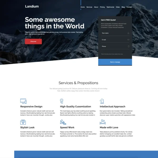 Diseno de Landing Page Administrables en Lima Peru 6   Diseño de landing pages en Lima   Perú