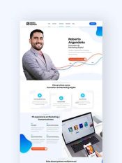 portada portafolio roberto argandona kom agencia digital peru1   Diseño de landing pages en Lima   Perú